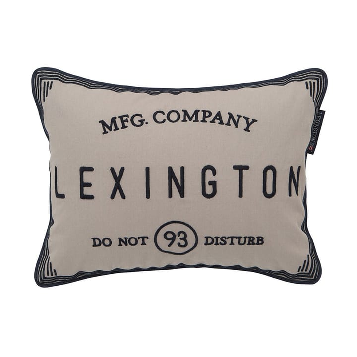 Hotel Do Not Disturb tyynynpäällinen 30x40 cm, Beige Lexington