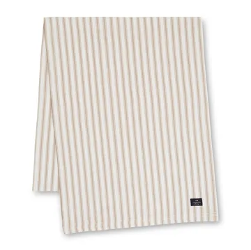 Icons Herringbone Striped -kaitaliina 50 x 150 cm - Beige-white - Lexington