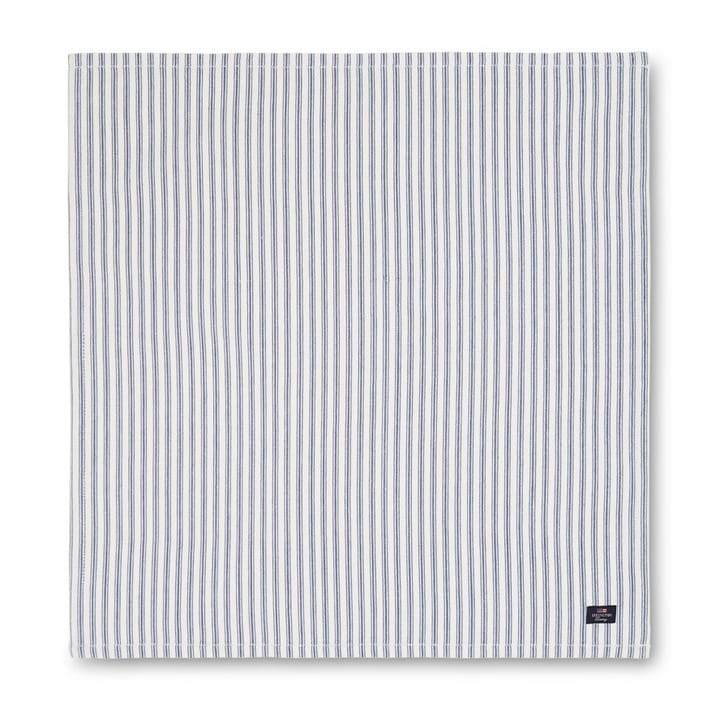 Icons Herringbone Striped -lautasliina 50 x 50 cm, Blue-white Lexington