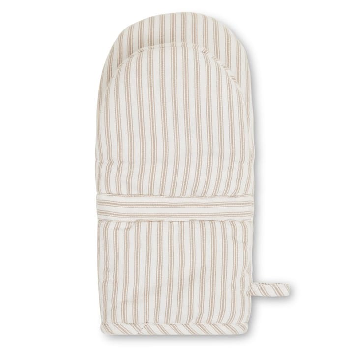 Icons Herringbone Striped -patakinnas, Beige-white Lexington