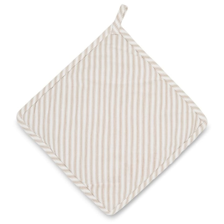 Icons Herringbone Striped -patalappu, Beige-white Lexington