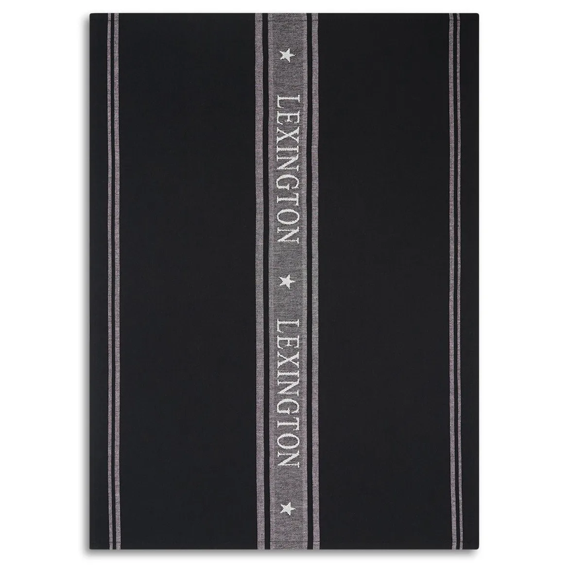 Lexington Icons Star -keittiöpyyhe 50 x 70 cm Black-white