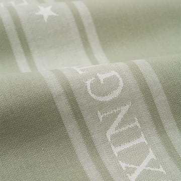 Icons Star -keittiöpyyhe 50 x 70 cm - Sage green-white - Lexington