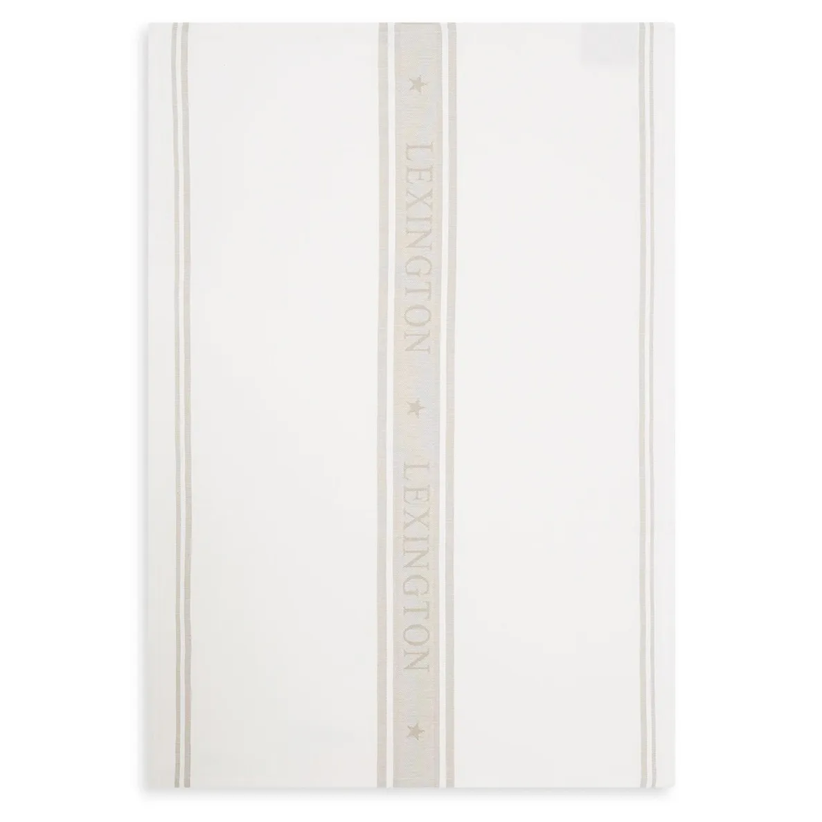 Lexington Icons Star -keittiöpyyhe 50 x 70 cm White-beige