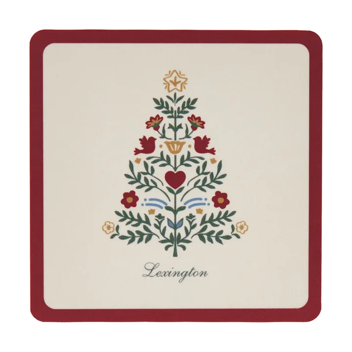 Lexington laminoidut lasinaluset - Red-light beige, 9x9 cm, 4-pack - Lexington