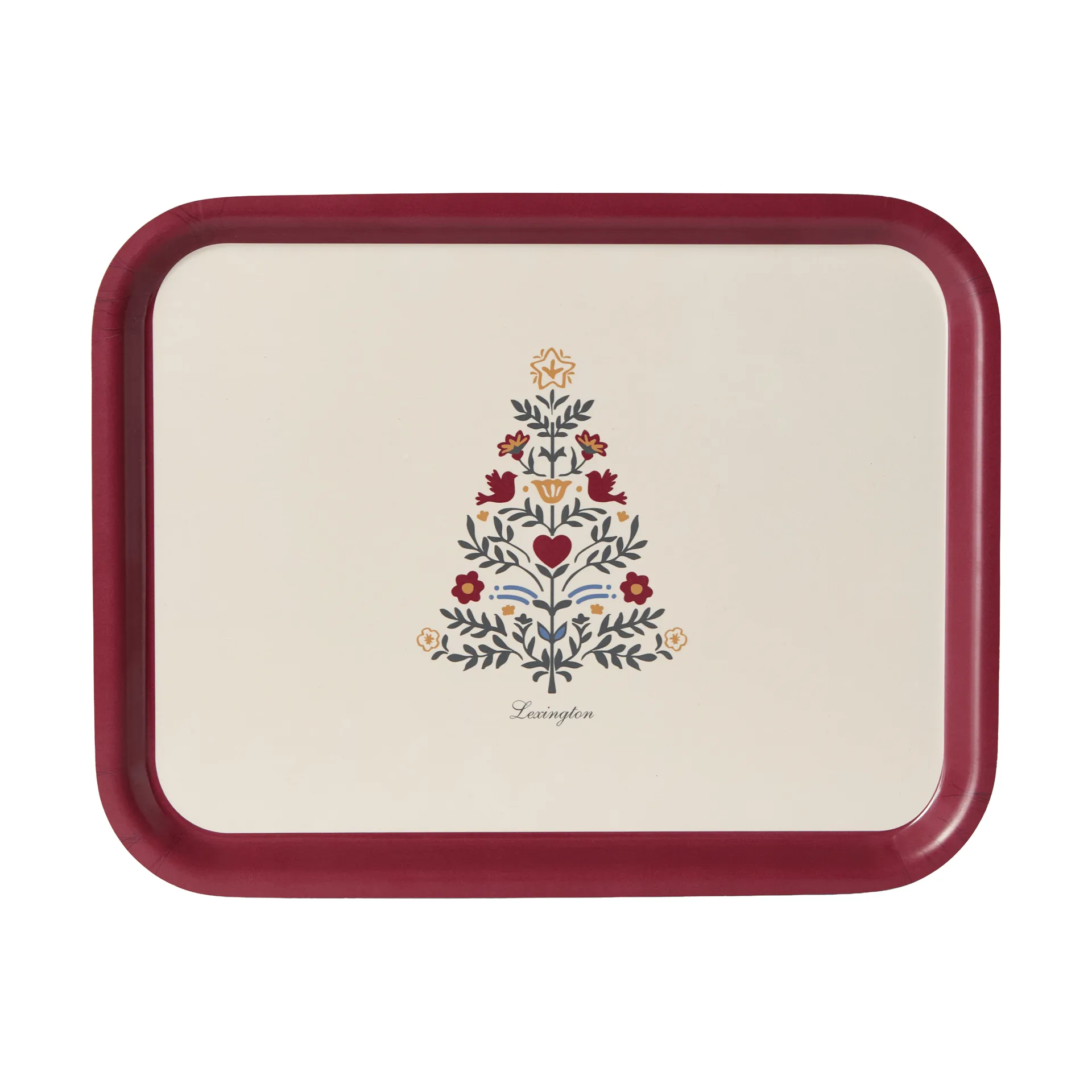 Lexington laminoitu tarjoilutarjotin, Red-light beige, 16x28 cm Lexington