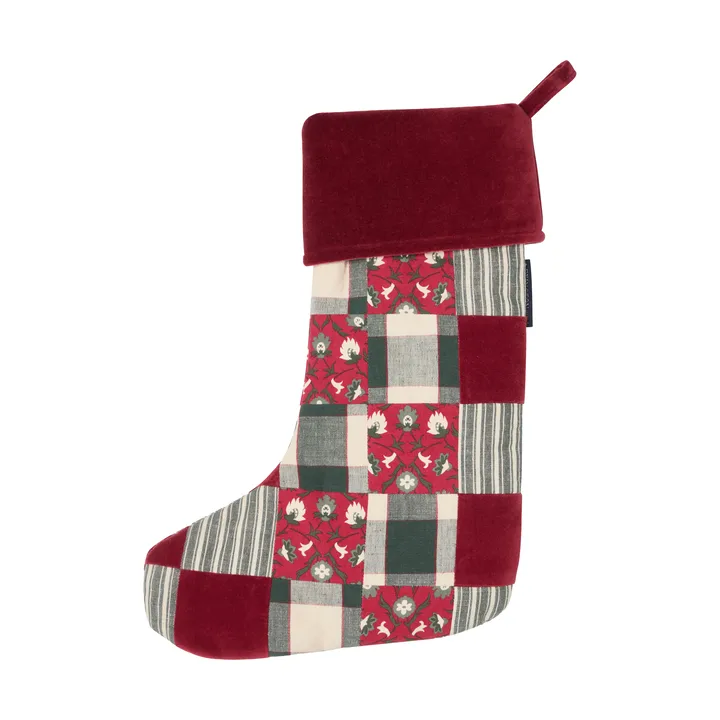 Lexington patchwork-joulu­sukka - Red-multi, 45 cm - Lexington