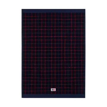Lexington ruudullinen pyyhe 2-pack - Navy-vihreä, 50x70 cm - Lexington