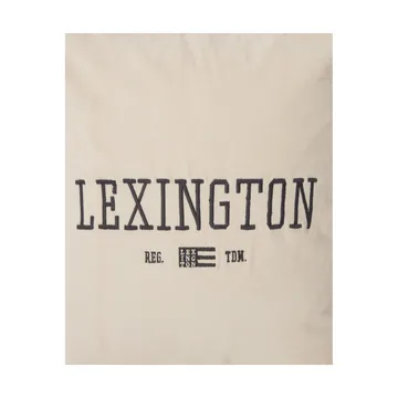 Logo Message Velvet tyynynpäällinen 50x50 cm - Light beige - Lexington