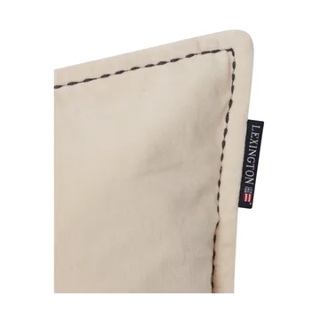 Logo Message Velvet tyynynpäällinen 50x50 cm - Light beige - Lexington