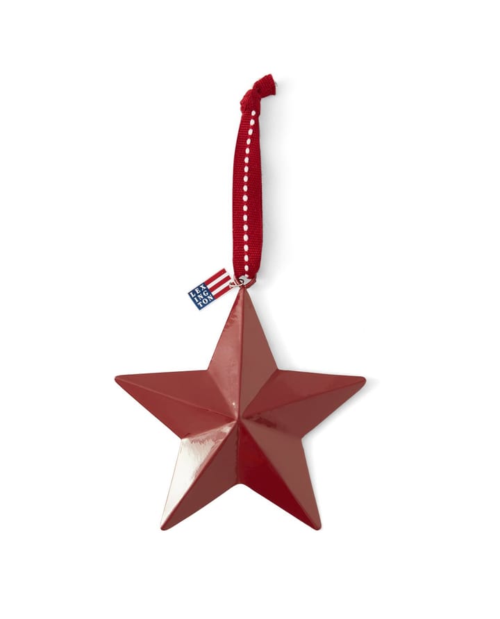 Metal Star Tähti 12x12 cm, Punainen Lexington