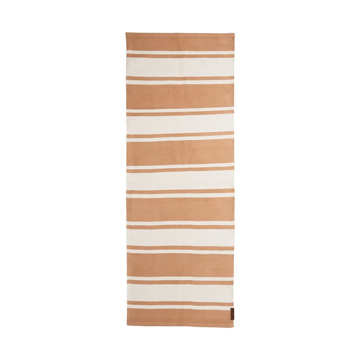 Organic Striped Cotton käytävämatto 70x130 cm - Beige-white - Lexington