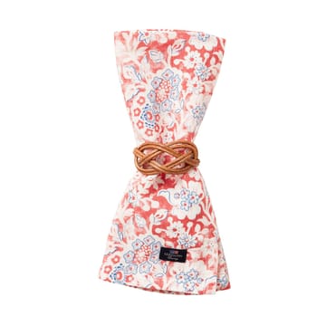 Printed Flowers Recycled Cotton kangasservetti 50x50 cm - Coral - Lexington