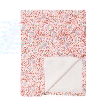 Printed Flowers Recycled Cotton pöytäliina 150x250 cm - Koralli - Lexington