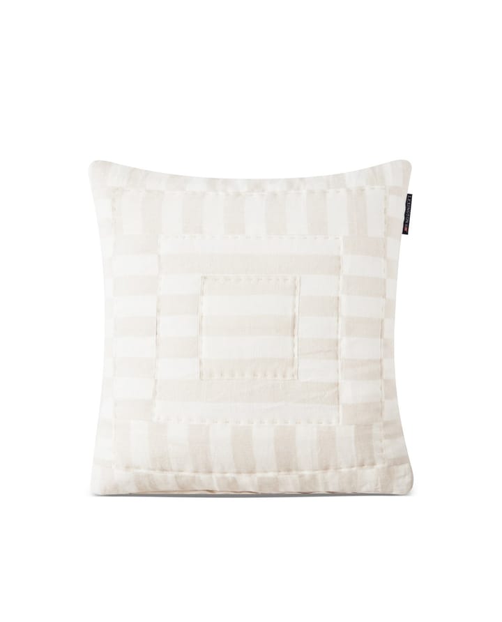 Quilted tyynynpäällinen 50x50 cm - Valkoinen-beige - Lexington