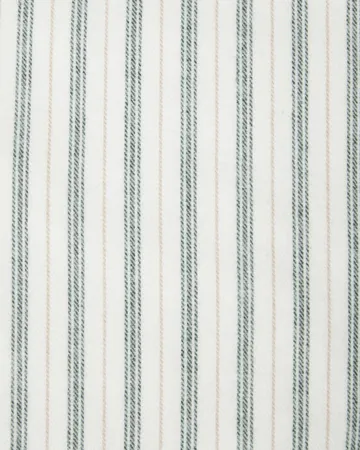 Stripe puuvillaflanellityynyliina - Valkovihreä-beige, 50x90 cm - Lexington