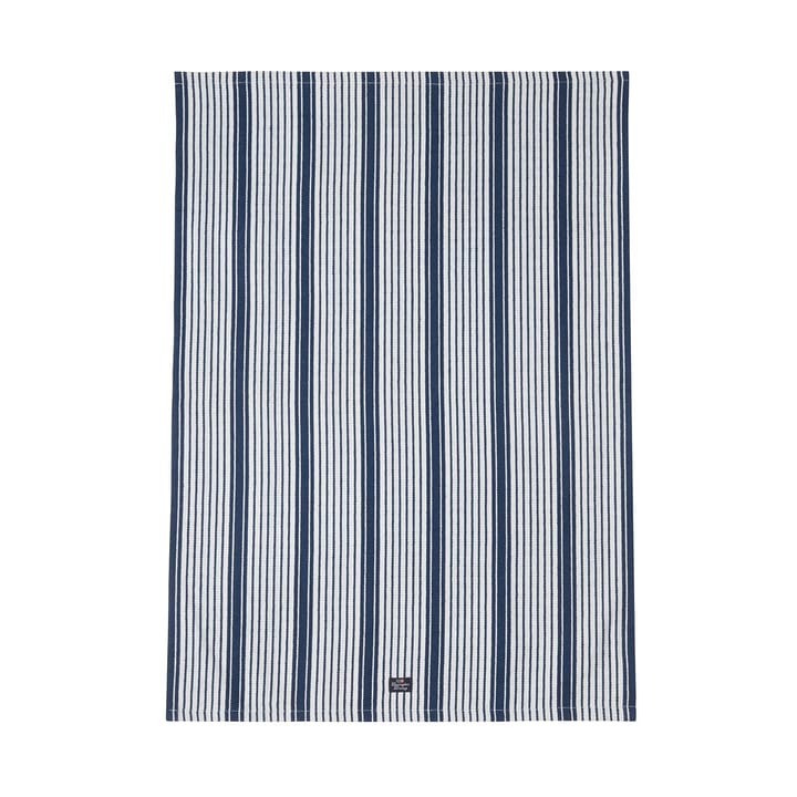 Striped org cotton keittiöpyyhe 50x70 cm, Navy Lexington