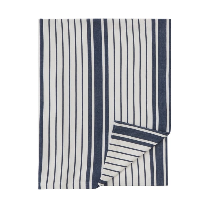 Striped Organic Cotton -pöytäliina 150 x 350 cm, Navy Lexington