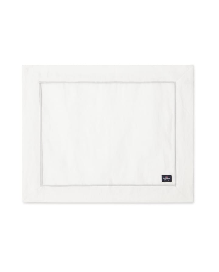 Tabletti Twill 40x50 cm - Valkea - Lexington