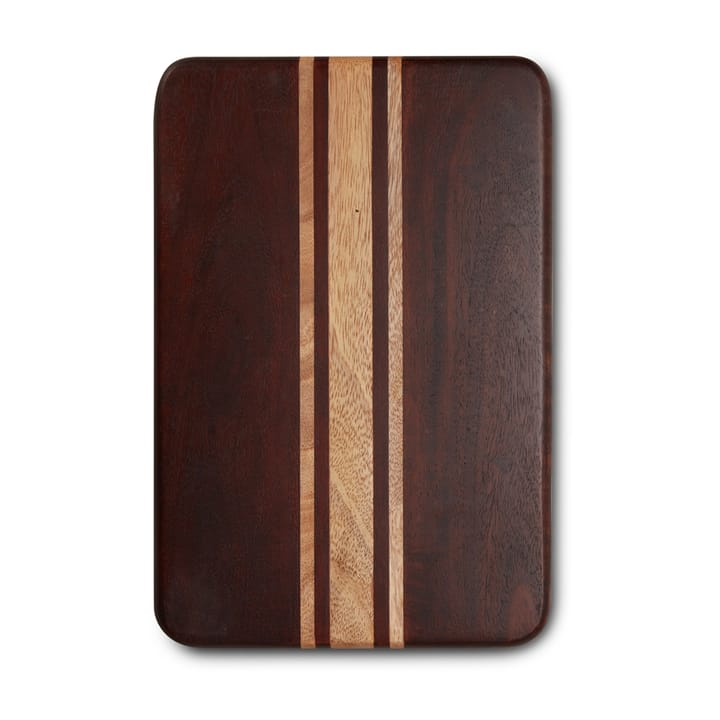 Wood serving board stripes, 30 x 20 cm Lexington