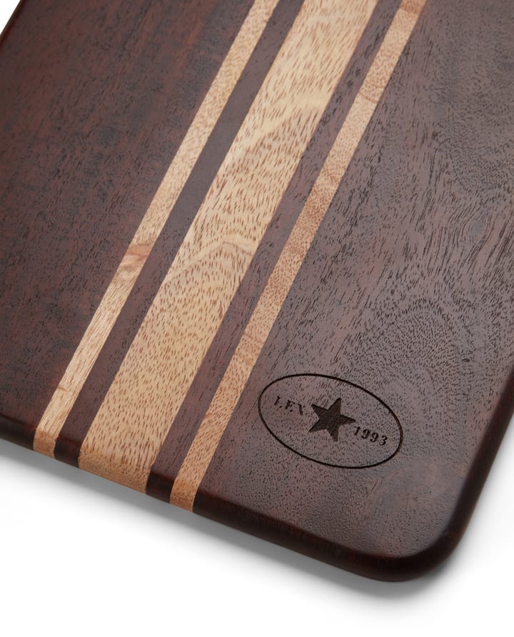 Wood serving board stripes, 30 x 20 cm Lexington
