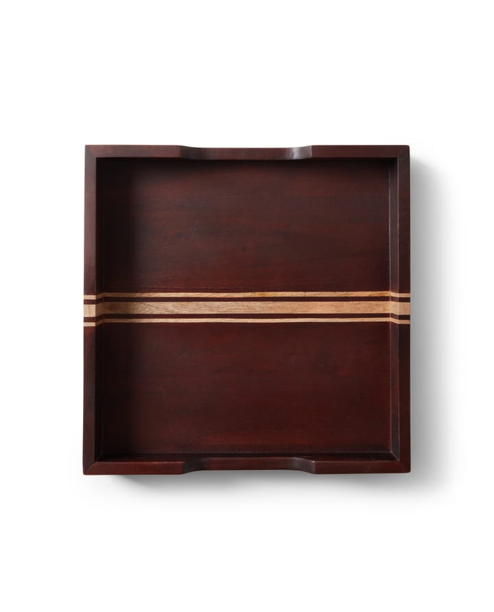 Wood tarjotin 30x30 cm - Ruskea - Lexington