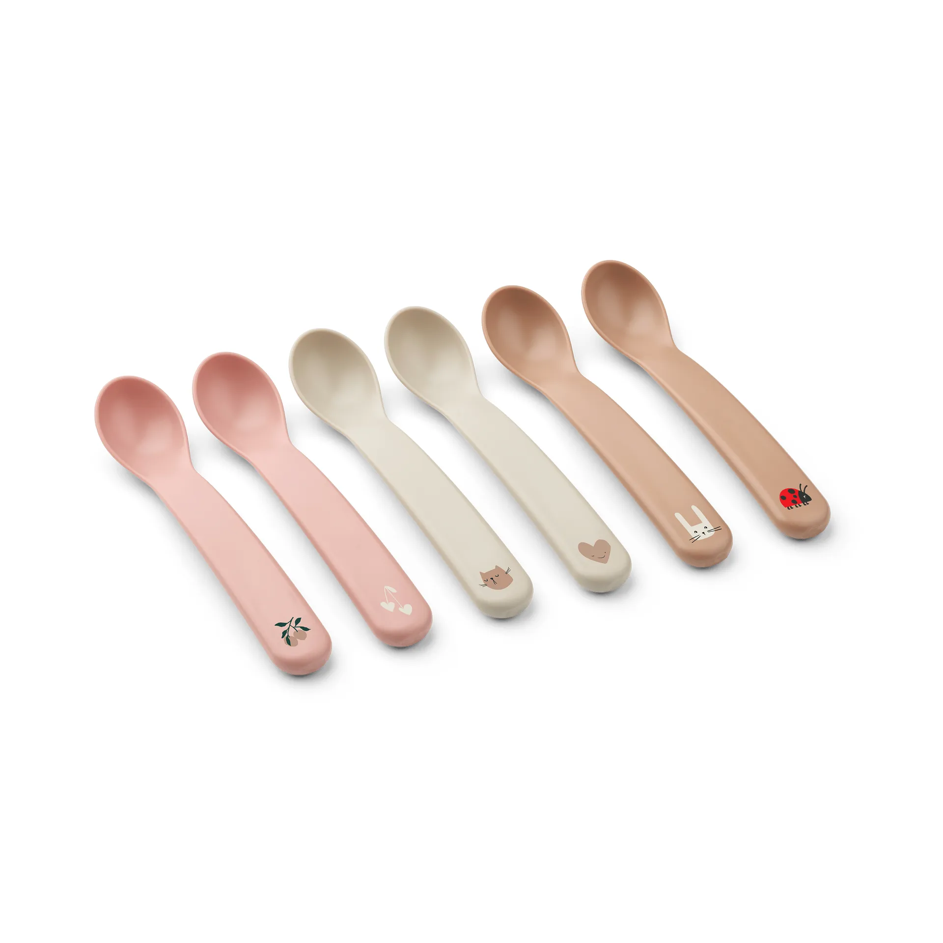 Liewood Auste lusikka 6 kpl Rose Blush Mix
