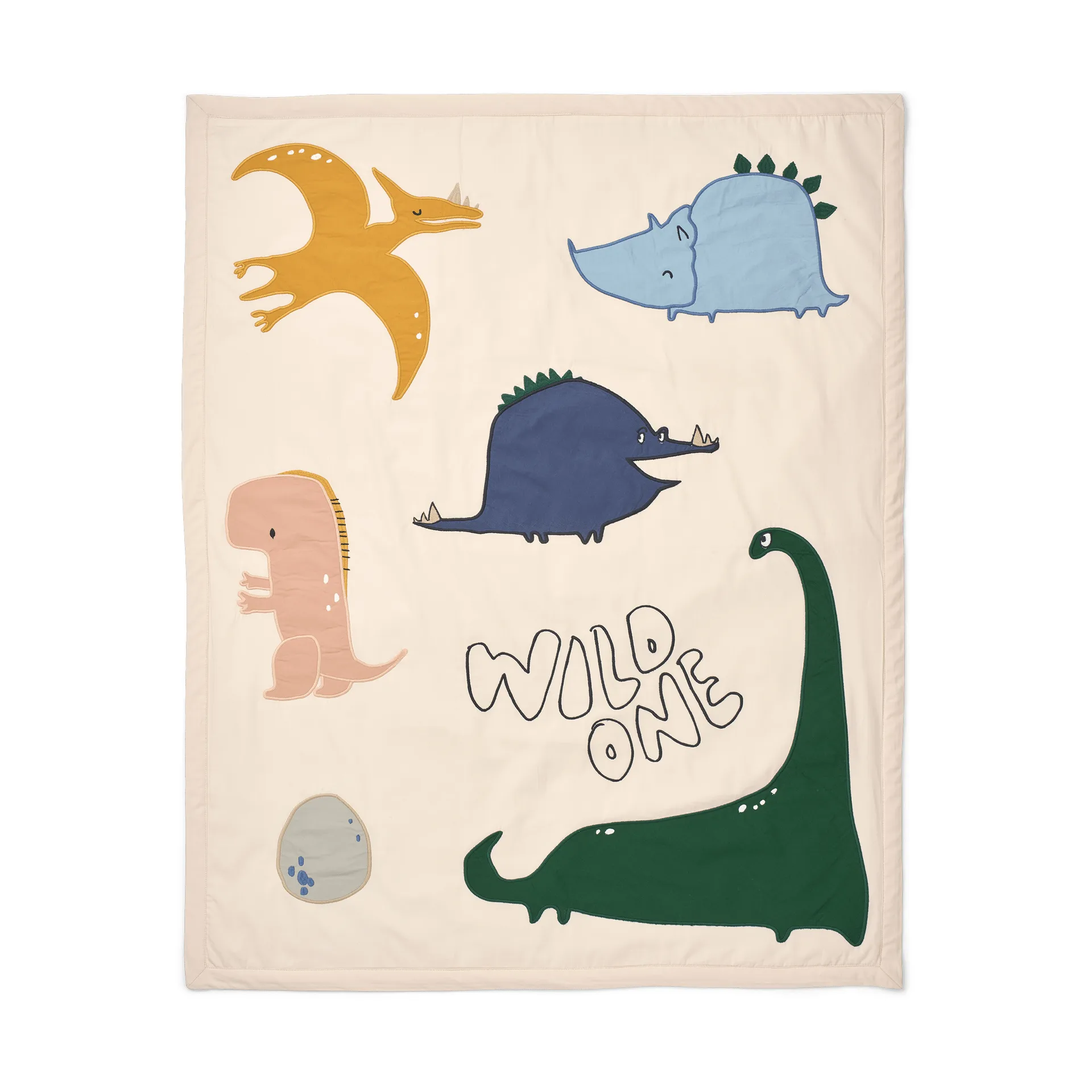 Liewood Bob viltti Dino roar-Sandy, 80x100 cm