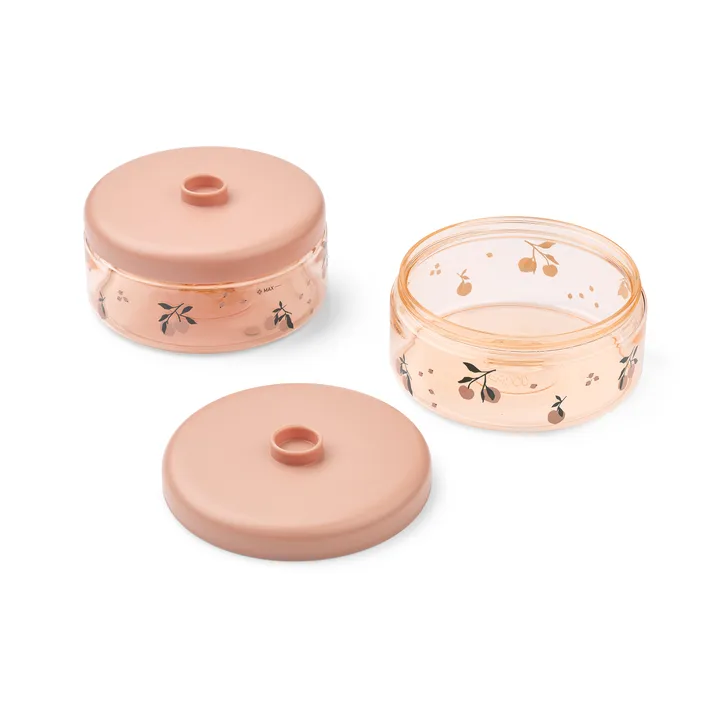 Dominique lastenruokapurkit 500 ml 4-pack - Peach-sea shell - Liewood