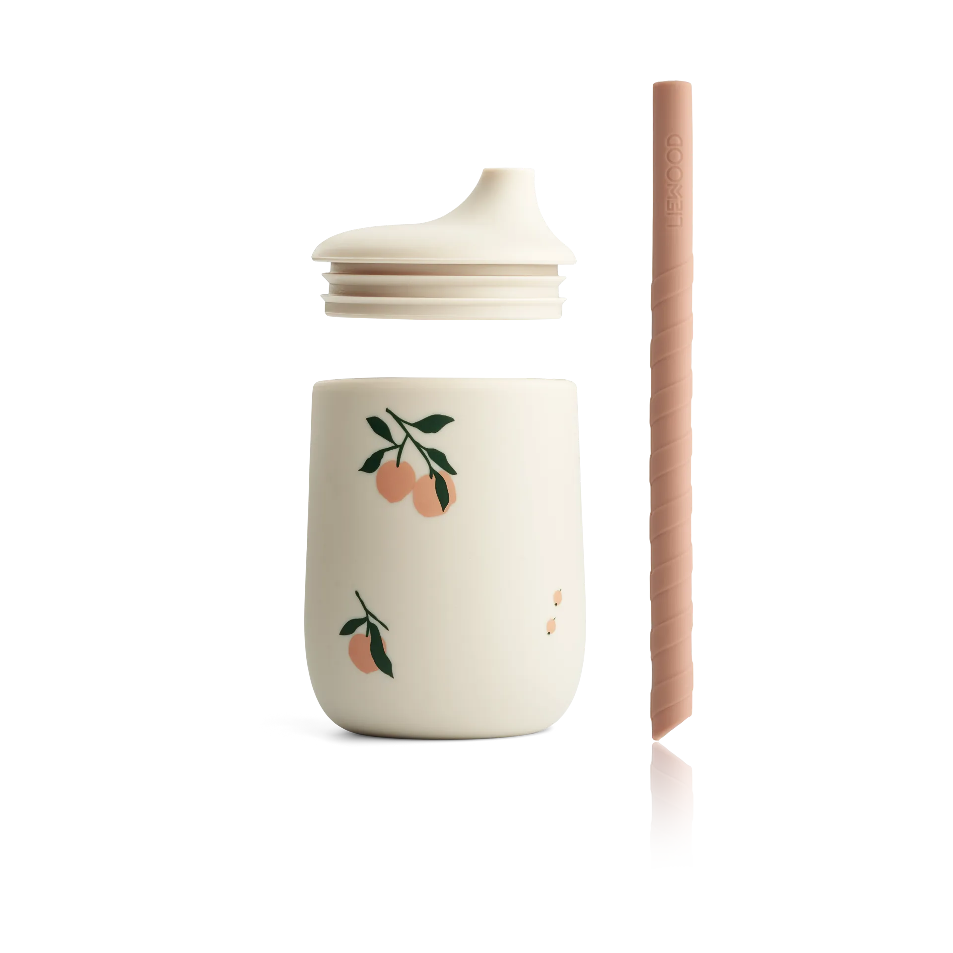 Ellis printed nokkamuki pillillä 23 cl., Peach-Sea shell mix Liewood
