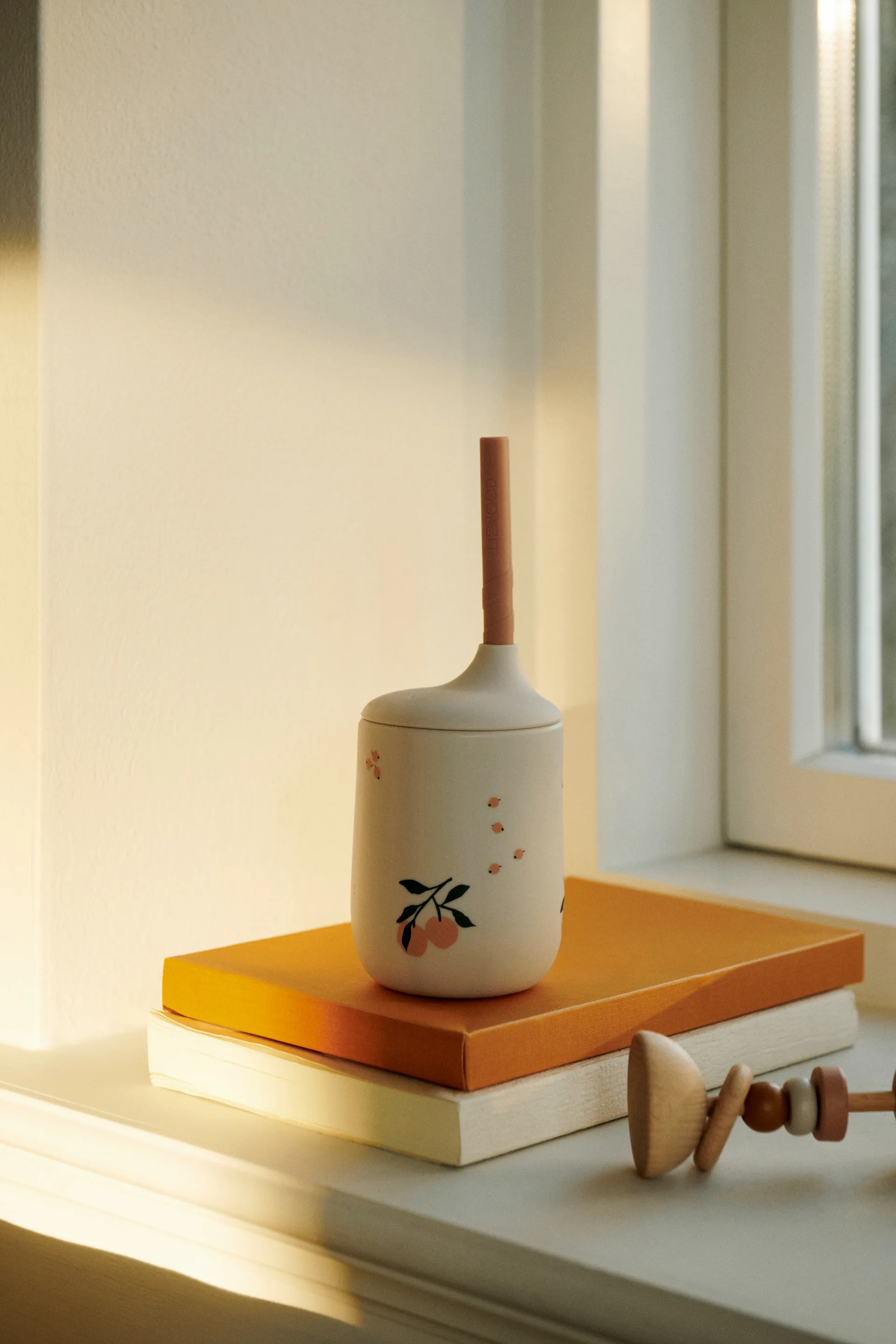 Ellis printed nokkamuki pillillä 23 cl., Peach-Sea shell mix Liewood