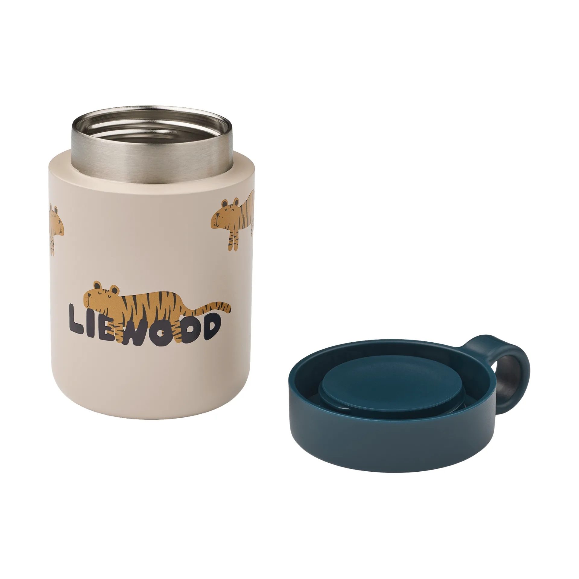 Kiani painettu termospullo, Tiger-sandy Liewood