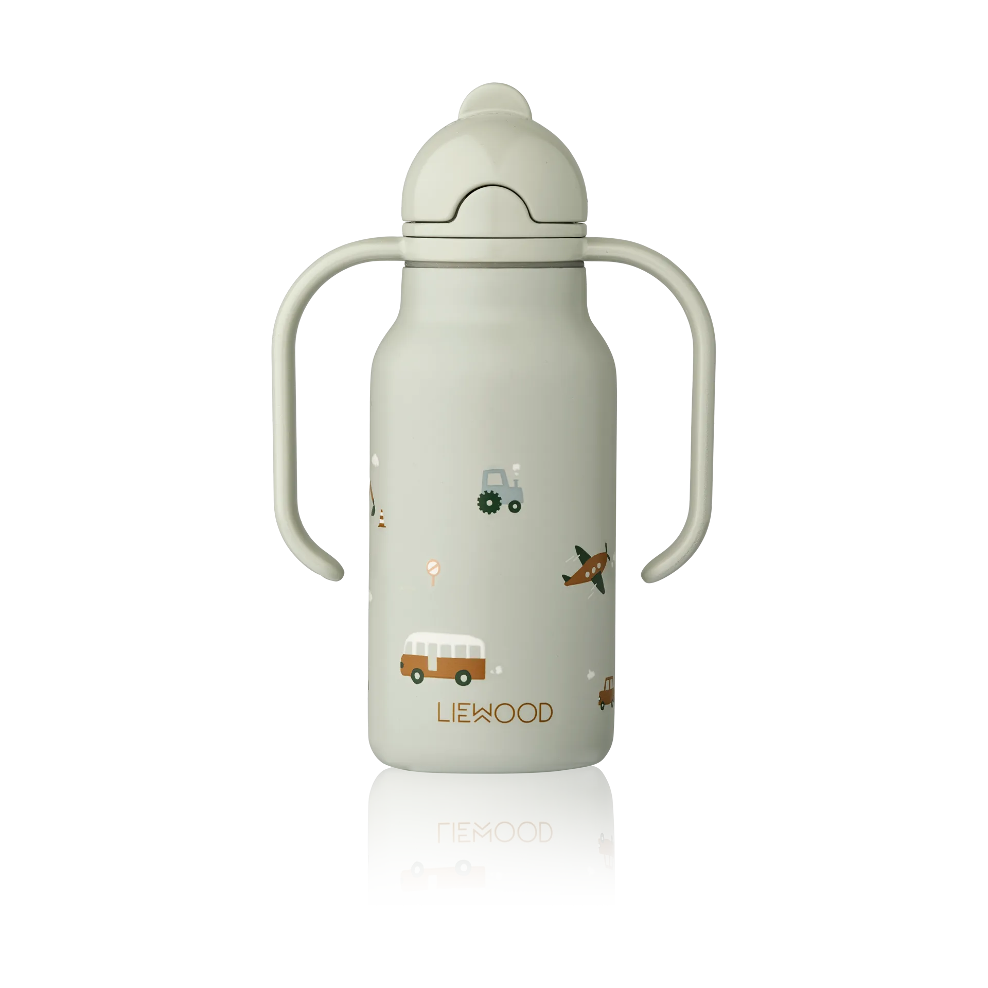 Kimmie vesipullo 25 cl, Vehicles-Dove blue Liewood