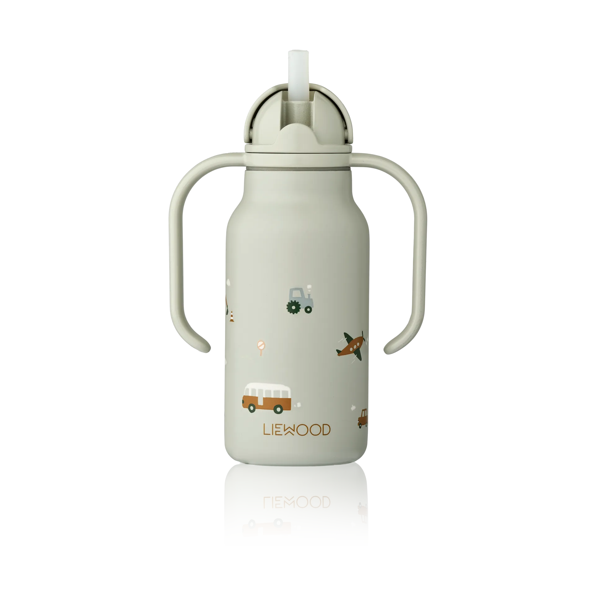 Kimmie vesipullo 25 cl, Vehicles-Dove blue Liewood