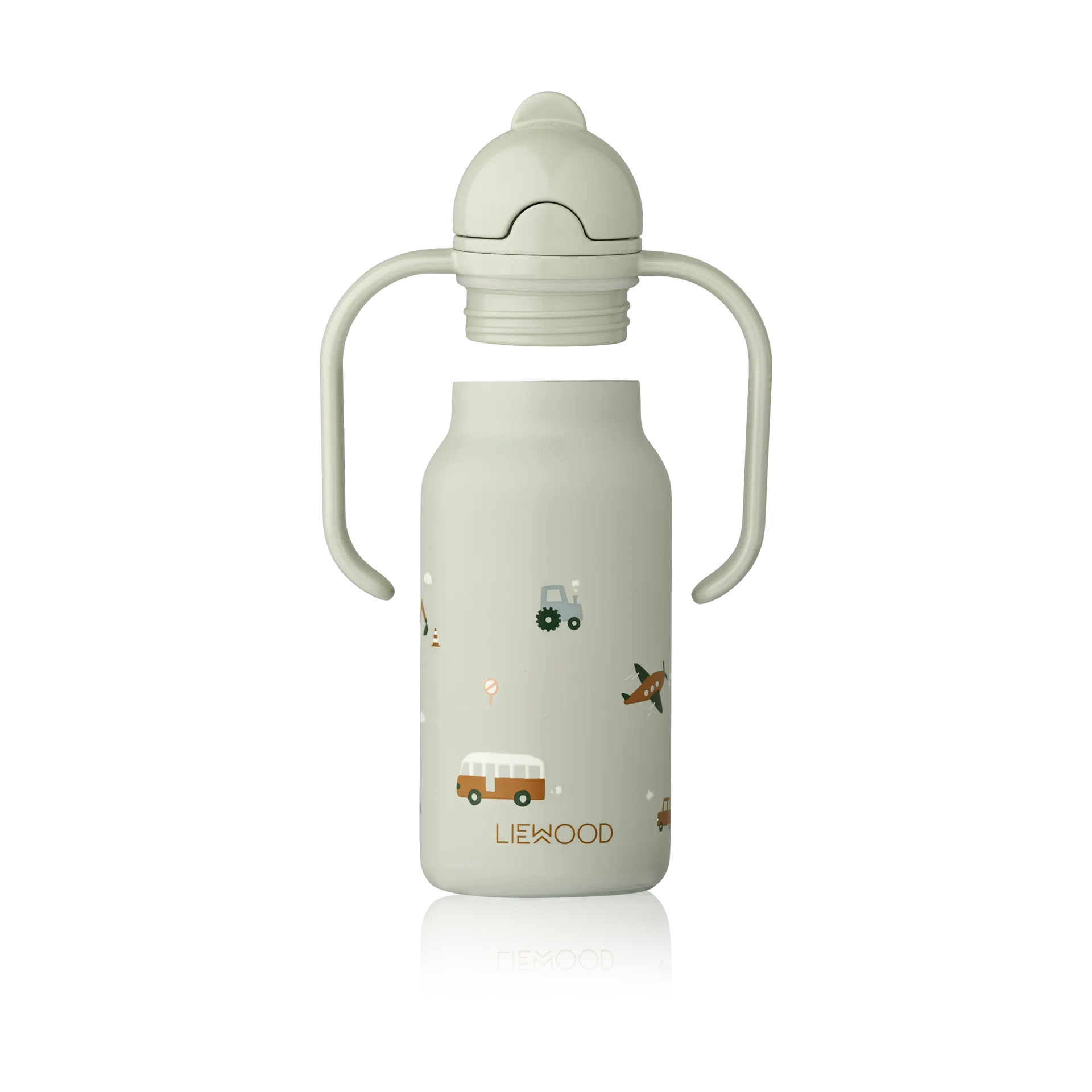 Kimmie vesipullo 25 cl, Vehicles-Dove blue Liewood
