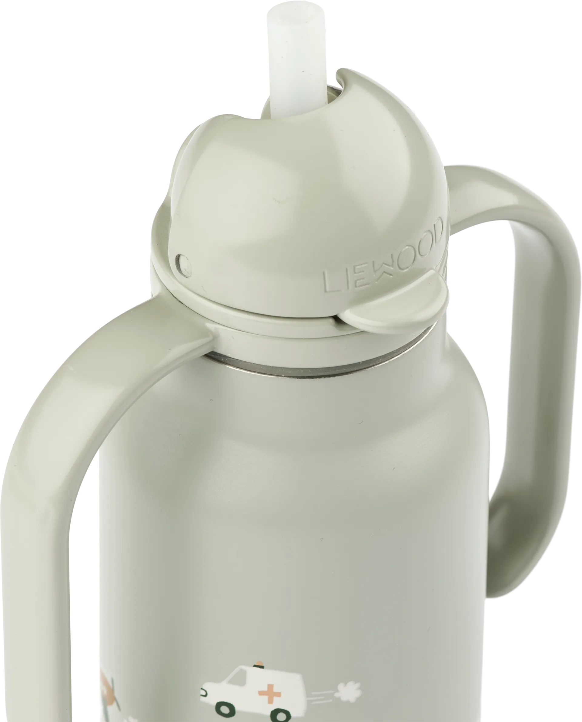 Kimmie vesipullo 25 cl, Vehicles-Dove blue Liewood