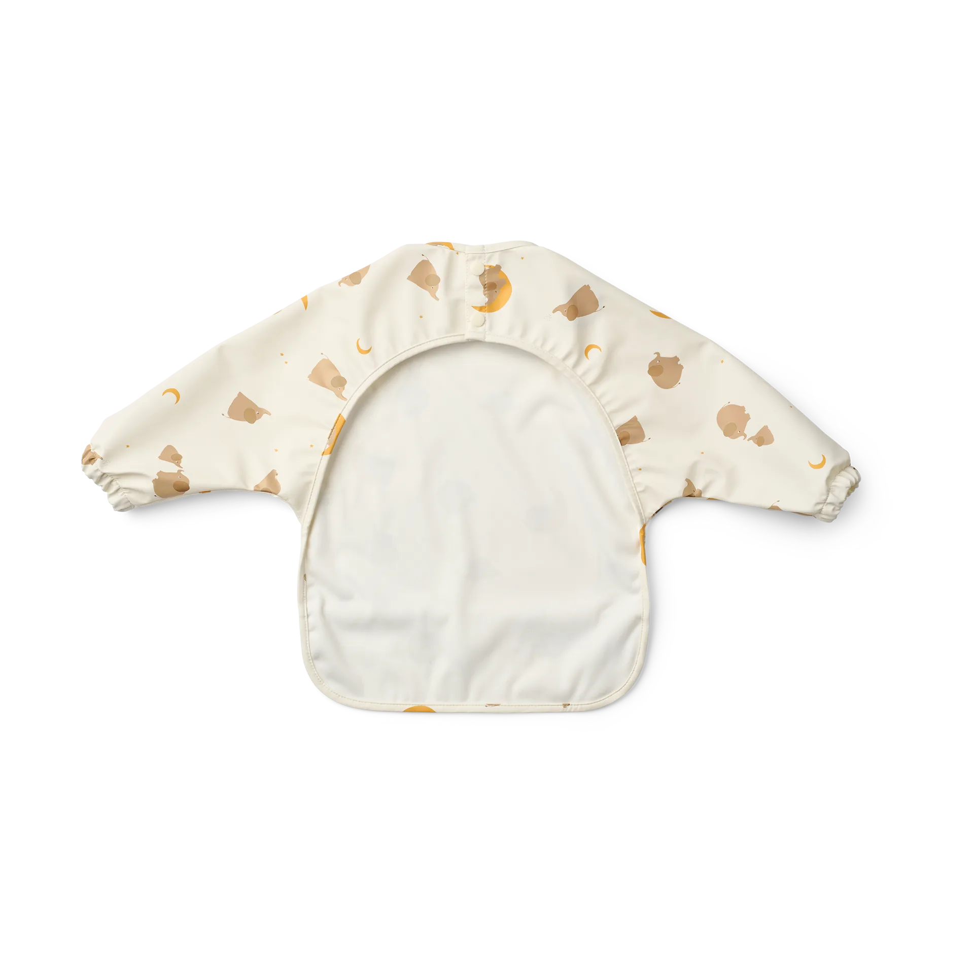 Merle ruokalappu hihalla, Elephant-Creme de la creme Liewood