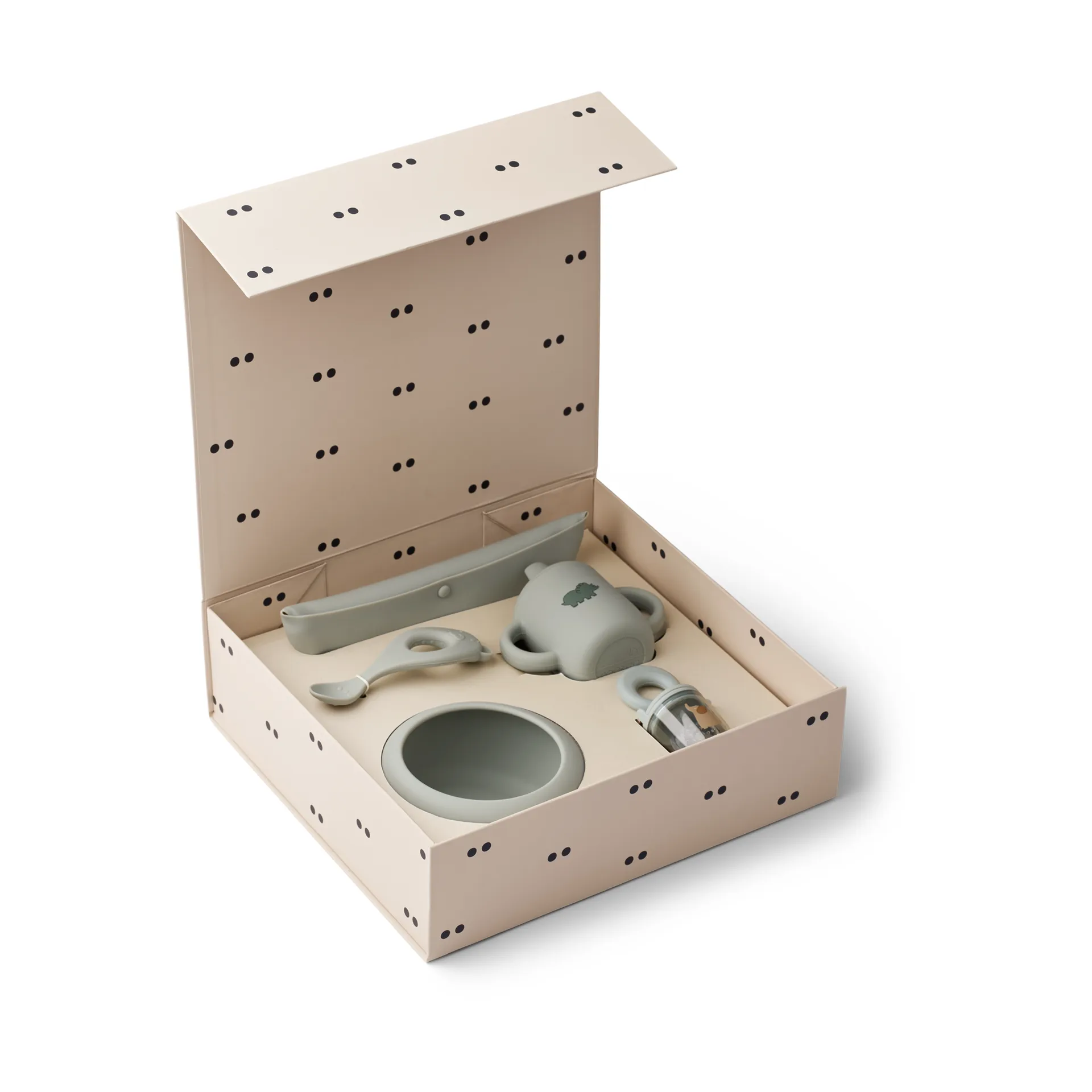 Mileah vauvan ruokailusarja, Dove blue Liewood