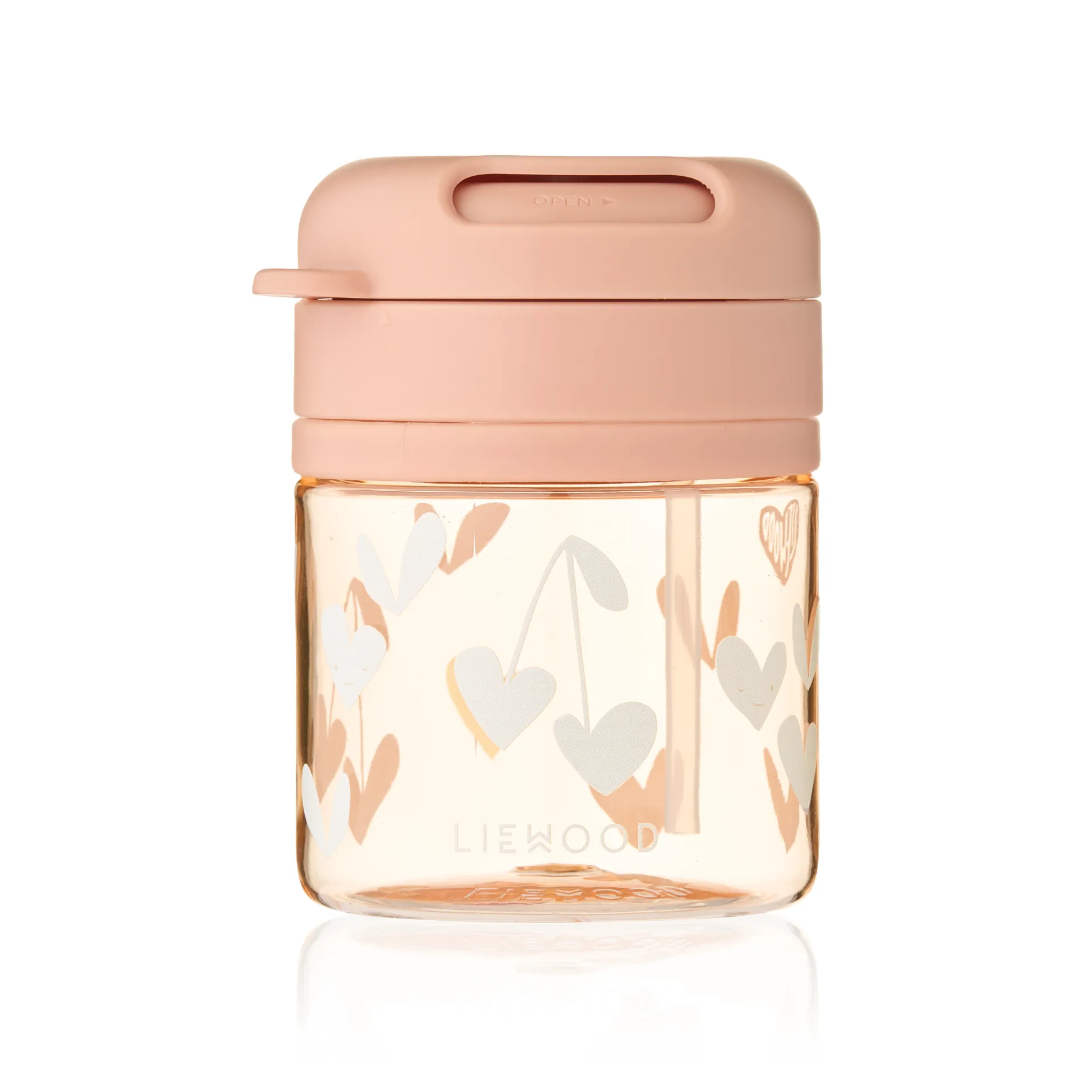 Pavia muki pillillä 28 cl, Sweethearts-pale tuscany Liewood