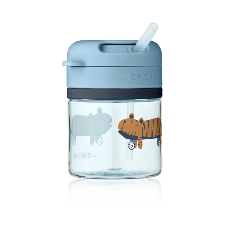 Pavia muki pillillä - Fun-beach blue, 28 cl - Liewood