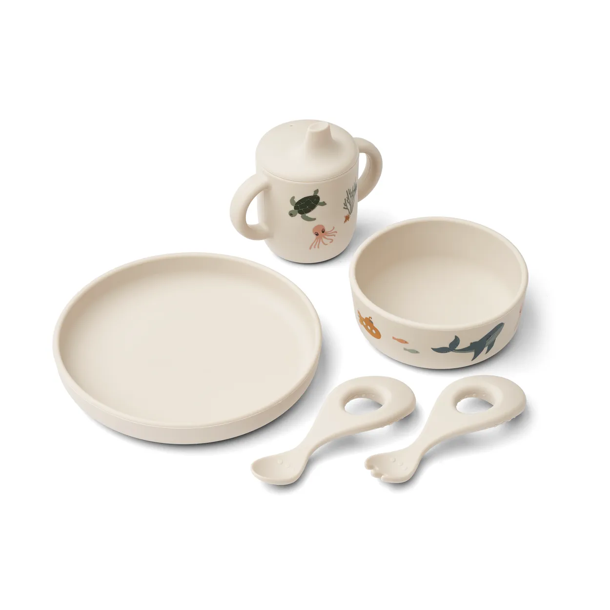 Liewood Ryle astiasto 5 osaa Sea creature-Sandy