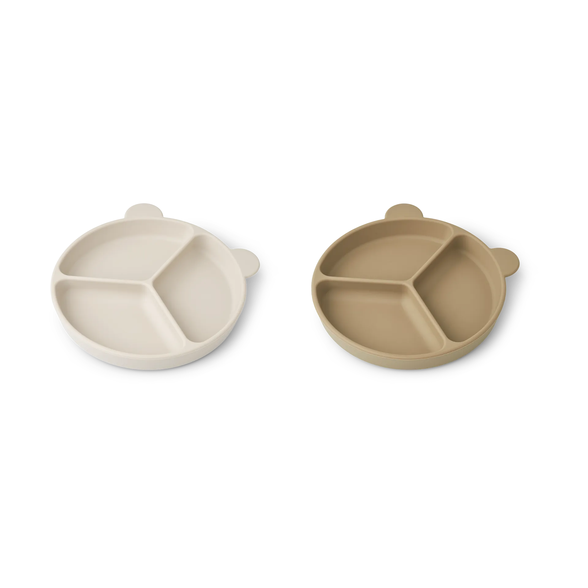 Stacy jaettu lastenlautanen 2-pack, Sandy-Oat Liewood