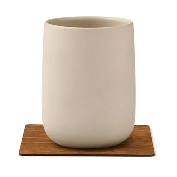 Buffalo lasinalunen, kaksipuolinen neliö 1 kpl - musta-luonnonväri - LIND DNA