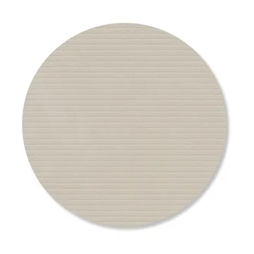 Corduroy lasinalunen - Oyster white, ympyrä - LIND DNA