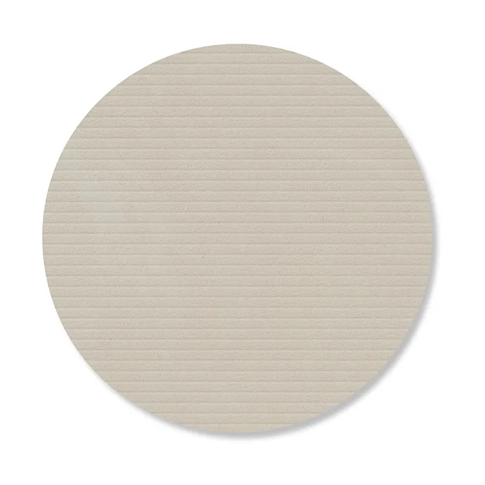 Corduroy lasinalunen - Oyster white, ympyrä - LIND DNA