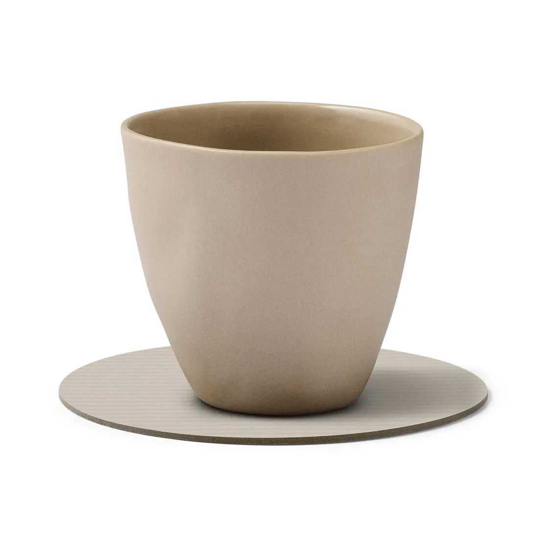 Corduroy lasinalunen, Oyster white, ympyrä LIND DNA