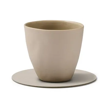 Corduroy lasinalunen - Oyster white, ympyrä - LIND DNA