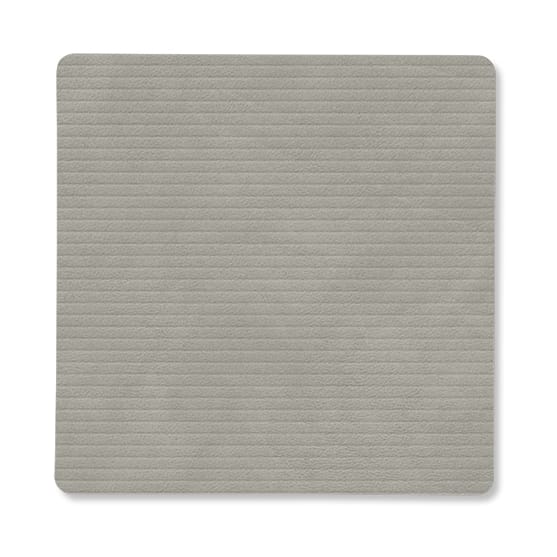 Corduroy lasinalunen square. - Light Grey - LIND DNA
