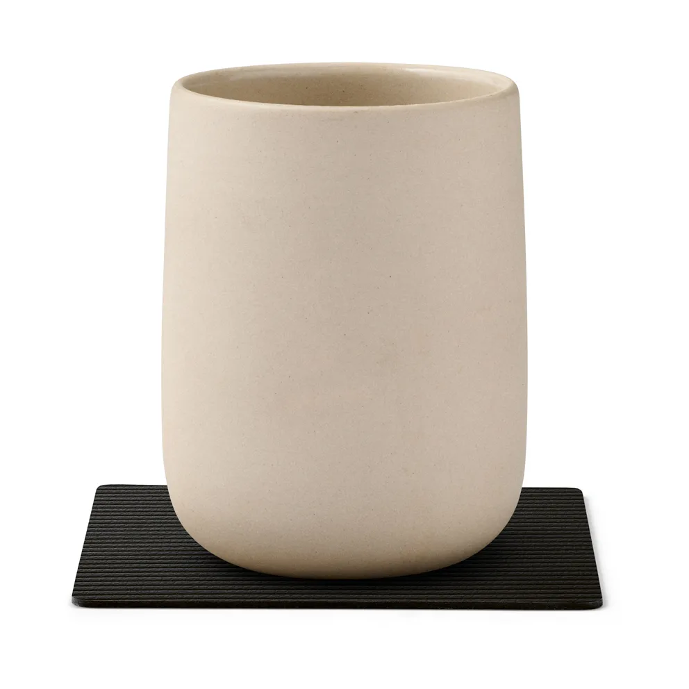 Corduroy lasinalunen square., Musta muste LIND DNA