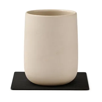 Corduroy lasinalunen square. - Musta muste - LIND DNA